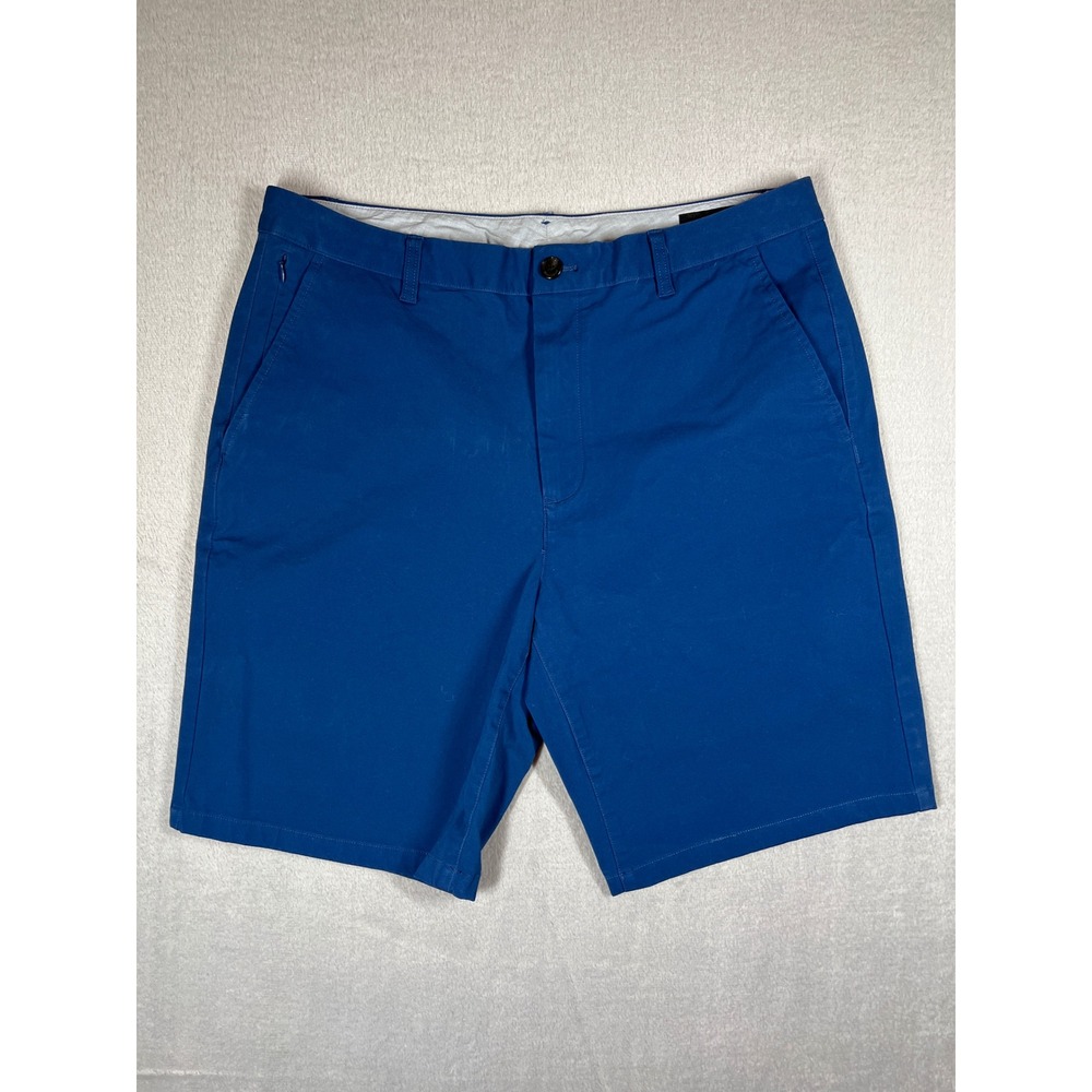 Bonobos Mens Standard 9 Inch Chino Shorts Blue Stretch Cotton‎ Size 36
